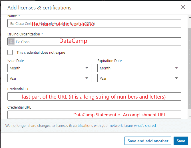 LinkedIn DataCamp