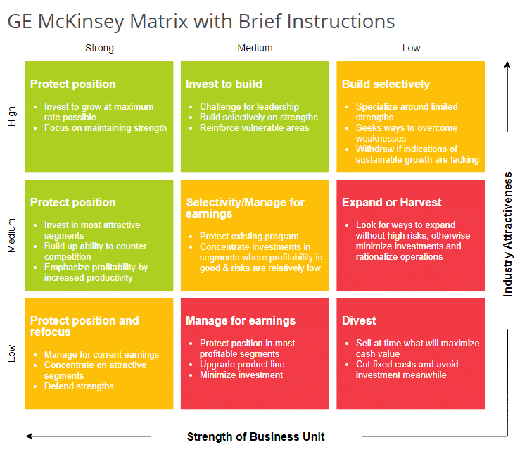 GE McKinsey Detailed Matrix