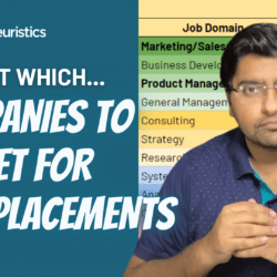 Find target companies for MBA placements
