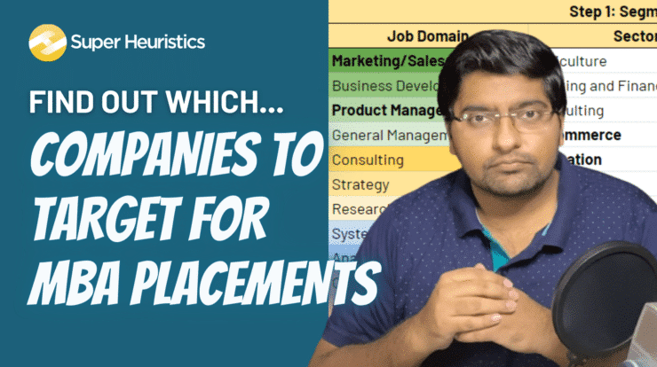 Find target companies for MBA placements